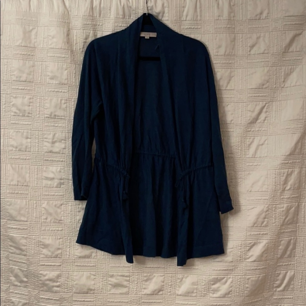 Cinched waist cardigan
